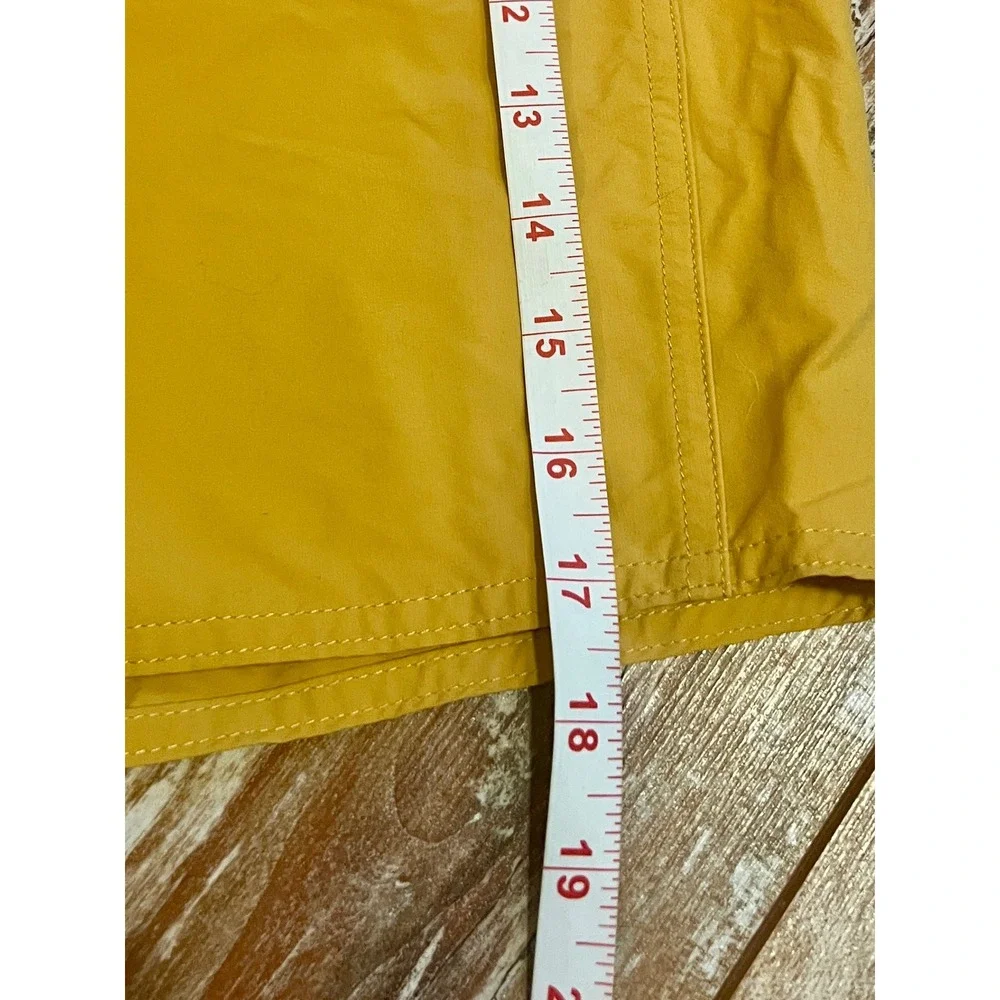 Patagonia Mens Board Shorts 38 Yellow Stretch Nylon Swim Trunks 8 Inch Inseam